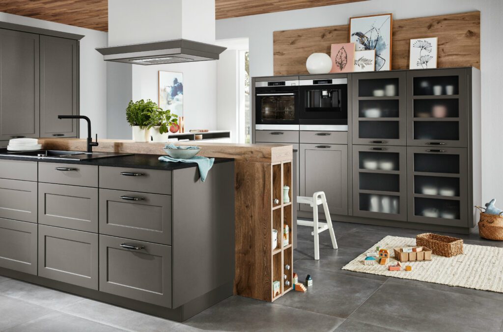 Nobilia Grey Country Style Shaker Kitchen 1 | Kutchenhaus, Welwyn Garden City